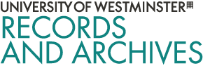 University of Westminster › Records and Archives