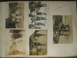 [page 1] Five photographs of the London to Brighton Walking Race [1909-1920]; Pedestrianism; H V ...