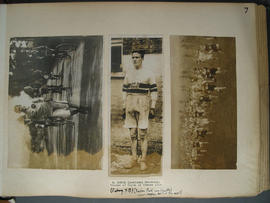 [page 7] Three Photographs: Pedestrianism; The London to Brighton Walk; 27 September 1913;  athle...