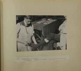 Photograph: measuring the foot