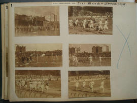 [page 8]  Six photographs:  A.A.A. Championships at Stamford Bridge, 3-4 July 1914
